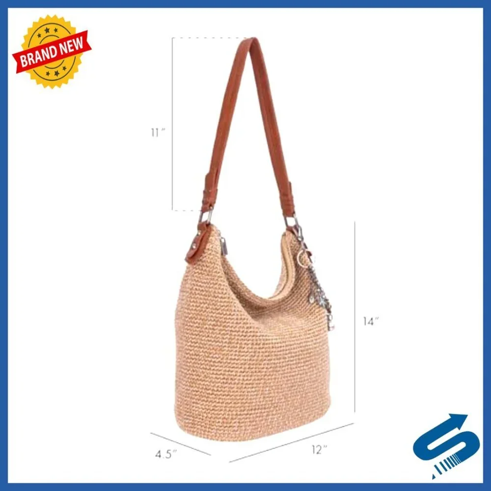 Hand-Crochet Hobo Bag Vegan Sustainable Boho Chic Everyday Carry